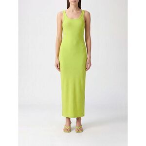 Msgm Dress Woman Yellow